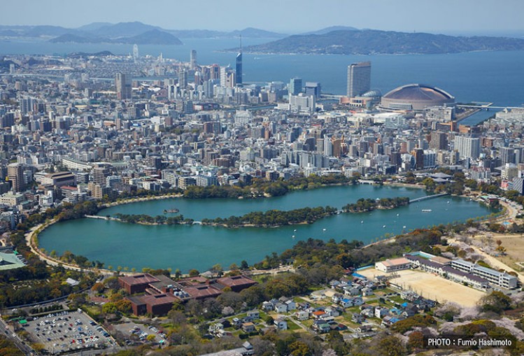 Toàn cảnh thành phố Fukuoka