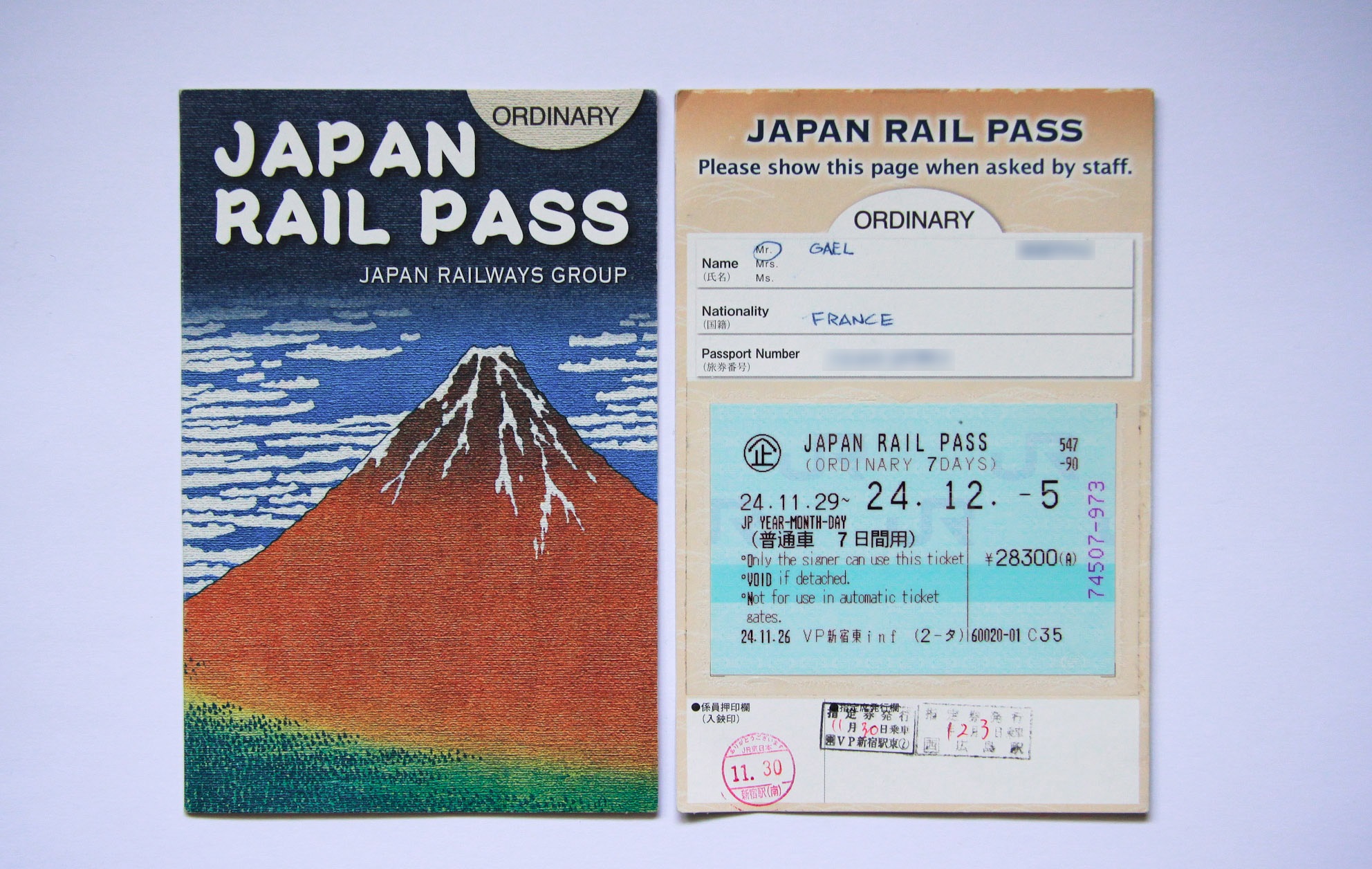 japan rail pass le moins cher